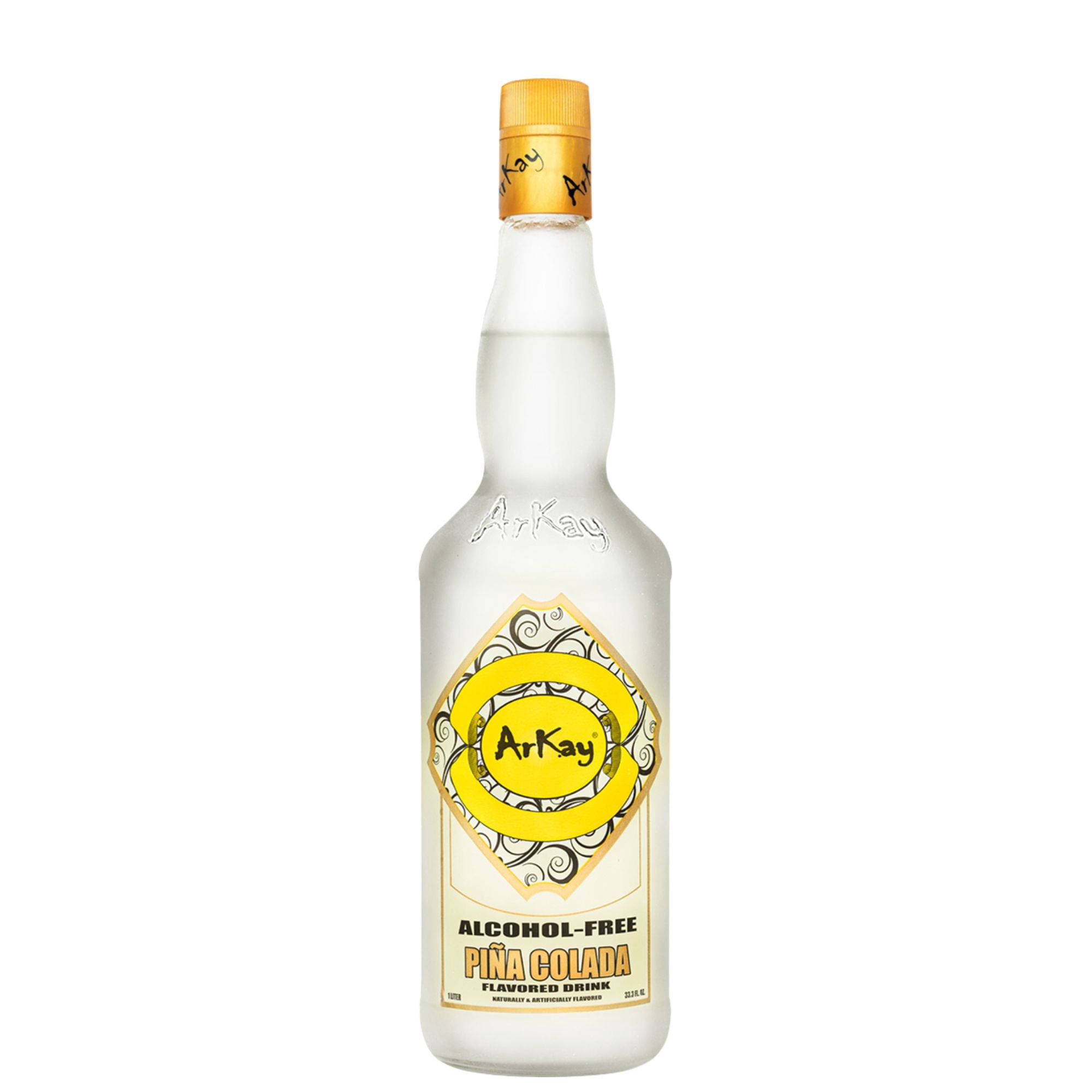 ArKay - Non-Alcoholic Piña Colada - 0 Calories, 0 Sugar - Alcohol-Free Piña Colada Alternative - 33.3 Fl Oz