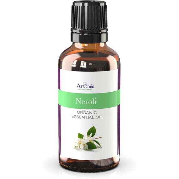 ArOmis Organic Neroli Essential Oil, Certified and 100% Pure, Aromatherapy, Therapeutic Grade 30ml