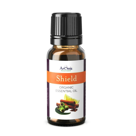 ArOmis Shield Essential Oil - USDA Certified Organic - 100% Pure Therapeutic Grade - 10ml(.34 fl oz), Undiluted, Premium, Blends, for Aromatherapy Diffuser
