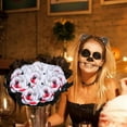 ArWgKavx Reduced Artificial Flowers Halloween Flowers Eyeballs Rose