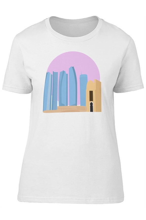 Arab Emirates Monument Logo T-Shirt Women -Image by Shutterstock, Female Large