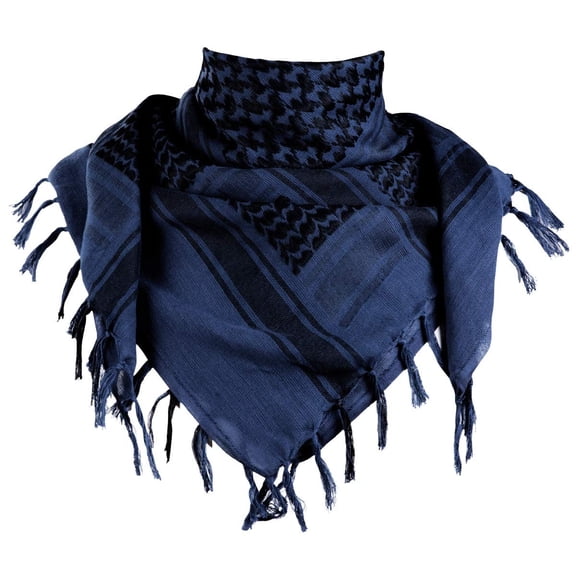 Arab Plaid Scarf With Fringe - Lightweight Cotton Shemagh Keffiyeh for Men & Women, Breathable Head Wrap for Outdoor Camping, Beach, Music Festival Accessory