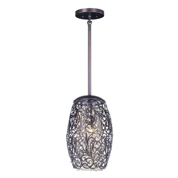 ArabeSquareue 1-Light Mini Pendant, Oil Rubbed Bronze