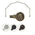 thumbnail image 1 of Arabella 13/16" dia. 6-Sided Bay Window Curtain Rod - Antique Brass, 1 of 1