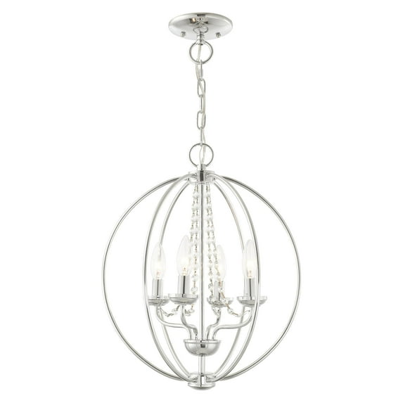 Arabella 4 Light Convertible Mini Chandelier/Ceiling Mount