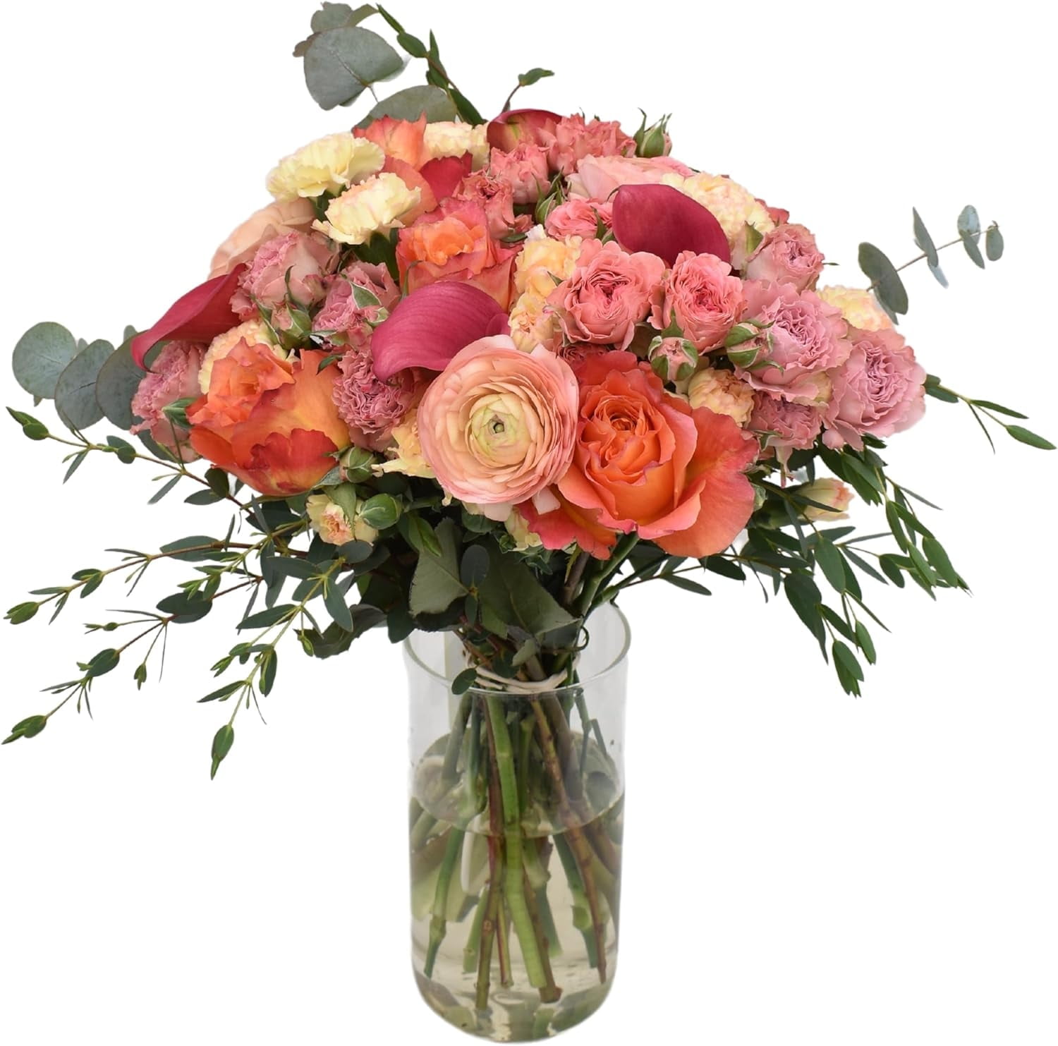 Arabella Bouquets Rose with Vase