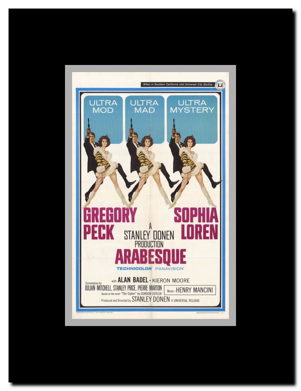 Arabesque Framed Movie Poster