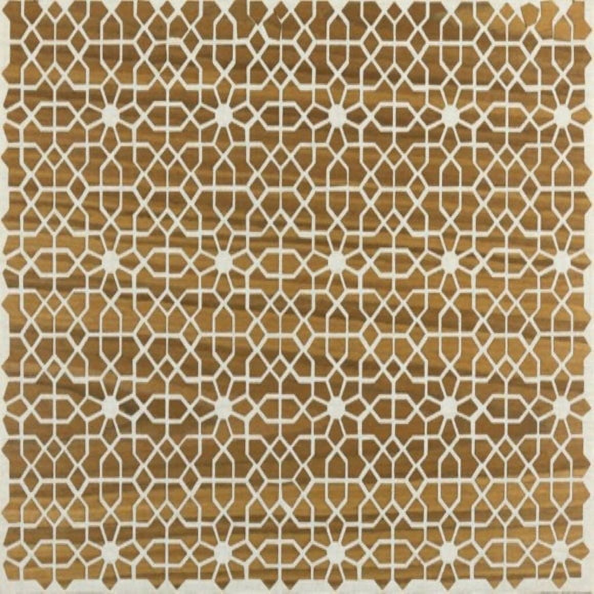 Arabesque Placemat Set, Neutral Place Setting, Unique 2D Wood Design ...