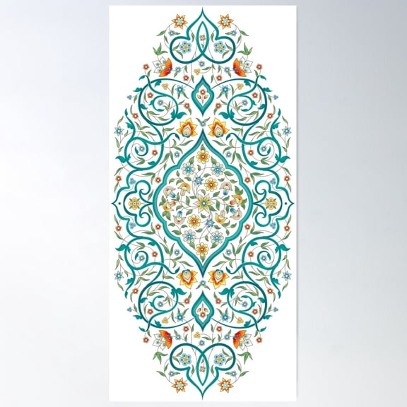 Arabesque. Poster Wall Art, Modern Wall Decor For Living Room Bedroom, 24x36 UNFRAMED