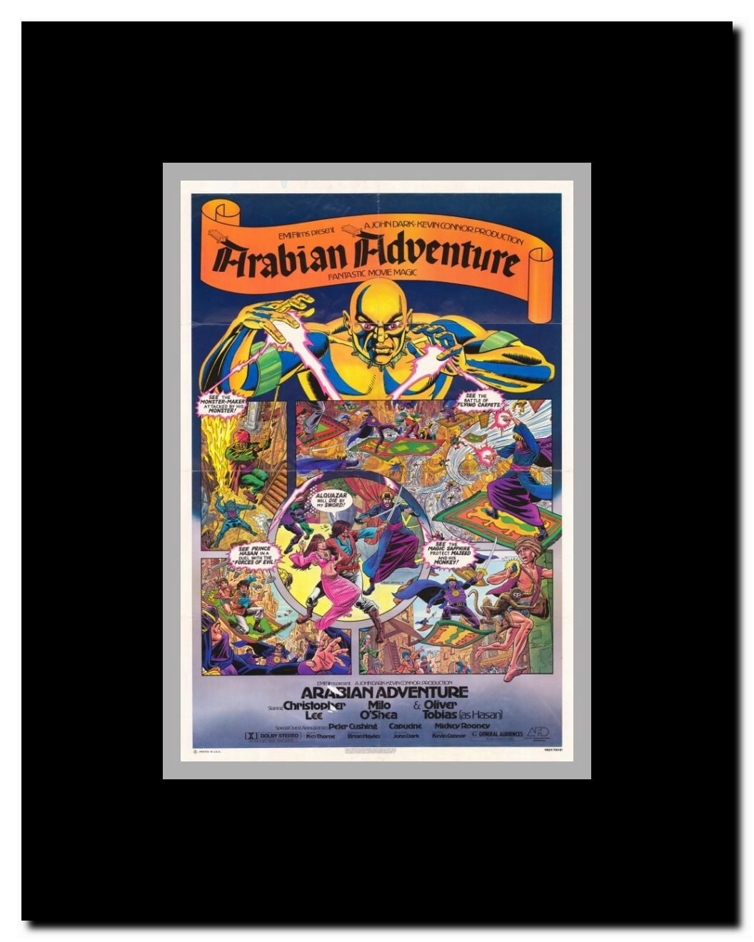 Arabian Adventure Framed Movie Poster