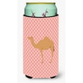 thumbnail image 1 of Arabian Camel Dromedary Pink Check Tall Boy Beverage Insulator Hugger - Green - Tall Boy, 1 of 1