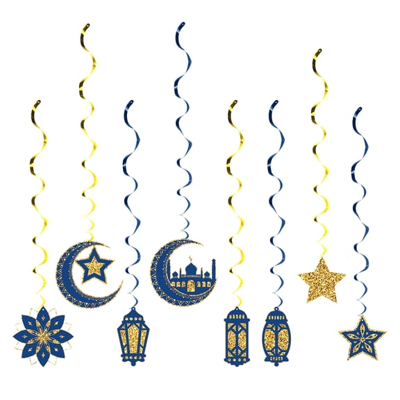 Arabian Eid Festival Swirls Eid Themed Ceiling Decoration for Wedding Birthday Party Decoration