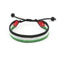 thumbnail image 1 of Arabian Elegance: Handcrafted Adjustable Arab Countries Flag Bracelets Collection (Jordan), 1 of 10
