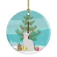 thumbnail image 1 of Arabian Mau Cat Merry Christmas Ceramic Ornament 2.8 in x 2.8 in, 1 of 3