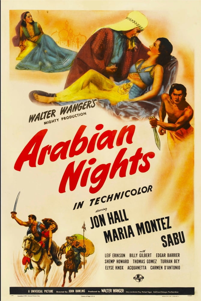 Arabian Nights 1942 Canvas Art - (24 x 36)