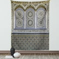 thumbnail image 1 of Arabian Tapestry, Nostalgic Moroccan Architecture Stone Carving and Motifs Majestic Ottoman Empire, Wall Hanging for Bedroom Living Room Dorm Decor, 60W X 80L Inches, Multicolor, by Ambesonne, 1 of 5