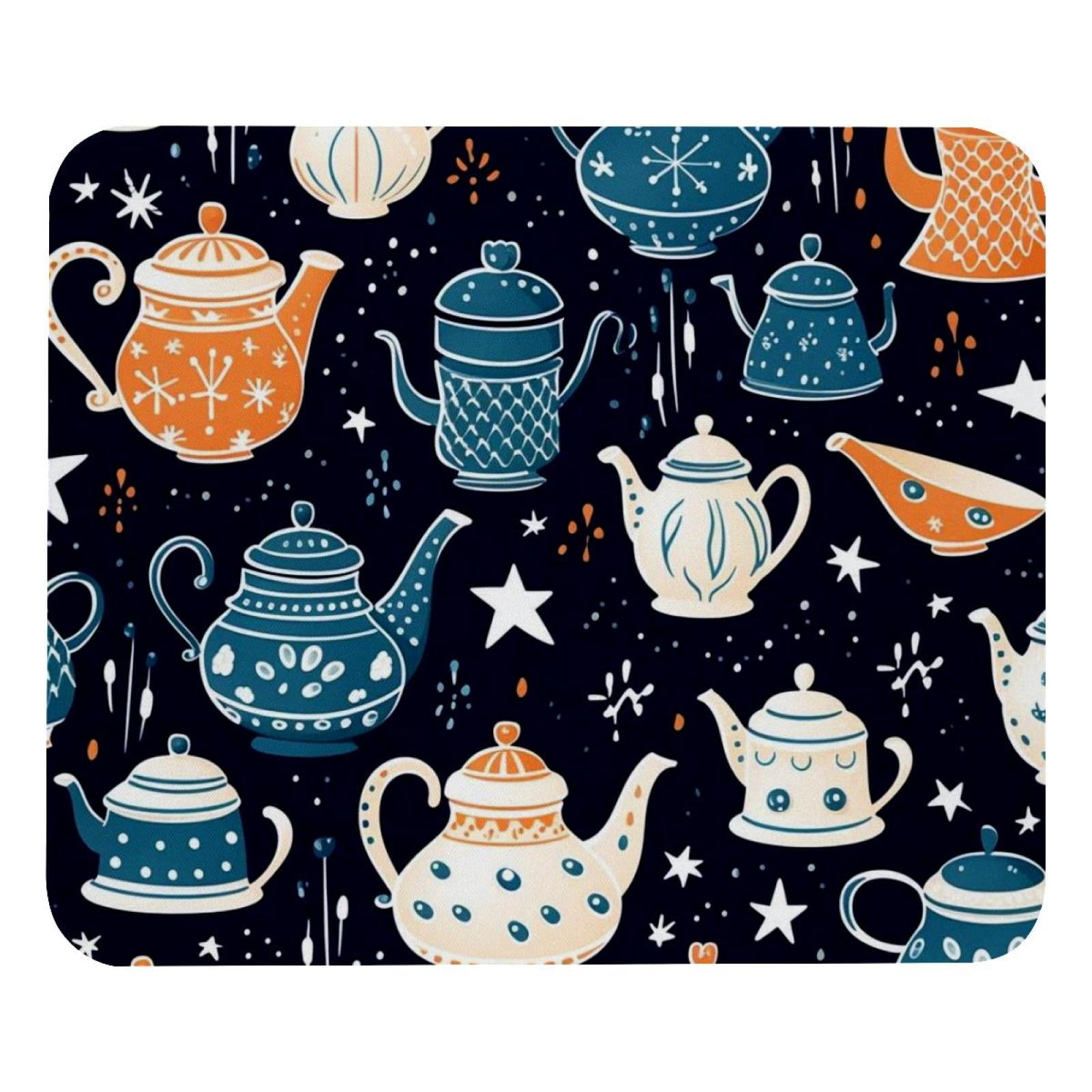 Arabian Tea Kettle Mouse Pad , Soft Cute Computer Mouse Mat with Rubber