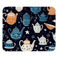 Arabian Tea Kettle Mouse Pad , Soft Cute Computer Mouse Mat with Rubber