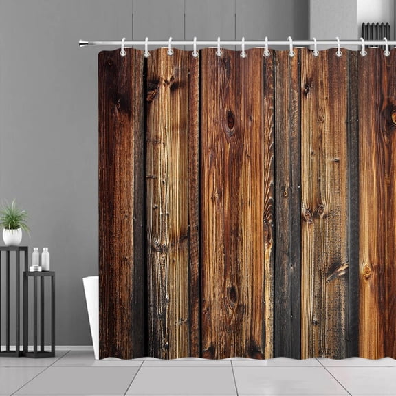 Arabic Arch Morocco Antique Doors Shower Curtain Old Vintage Farm Wood Door Bathroom Non-Slip Rugs Toilet Lid Cover and Bath Mat