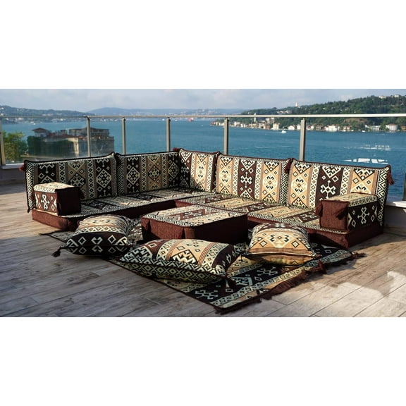 Arabic Floor Seating, Diwan Sofa, L Shaped Turkish Sofa, Floor Cushion Seating, Sleeper Couch, Modular Sofa, Floor Sofa Seating, Couch Bed