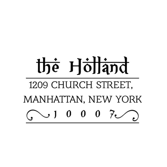 Arabic Font Designer Save The Date Invitation Pre Inked Stamper Custom Return Address Rubber Stamp