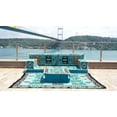 thumbnail image 1 of Arabic Majlis, Turquoise Modular Couch, Couch Bed, Sleeper Couch, Floor Cushion Seating, Turkish Sofa, Sofa Bed, Sectional Floor Sofa, 1 of 5