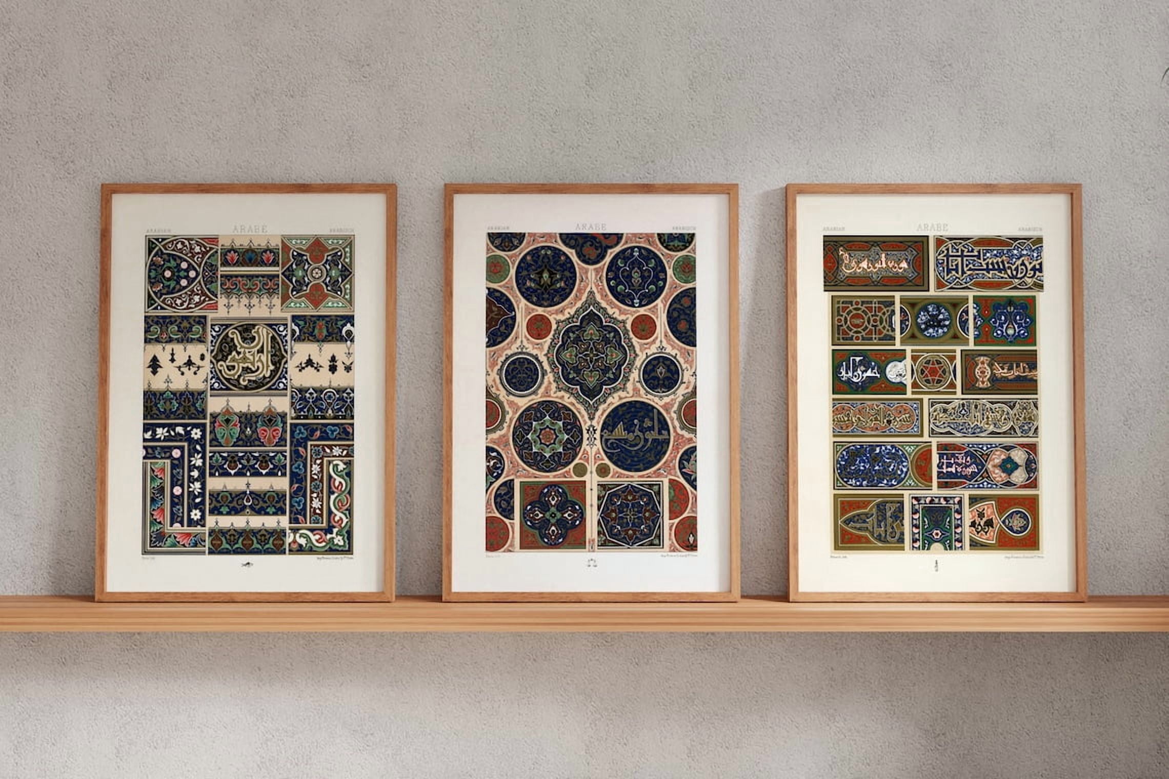 Arabic Pattern Prints by Albert Racinet Giclee Art Prints from L ...