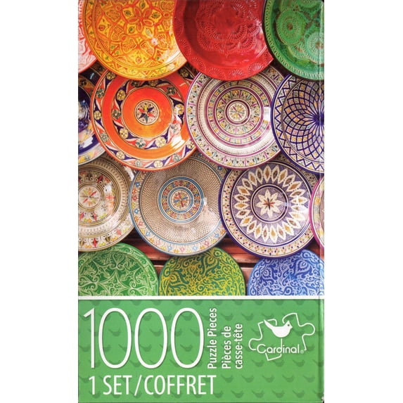Arabic Plates 1000 Piece Puzzle