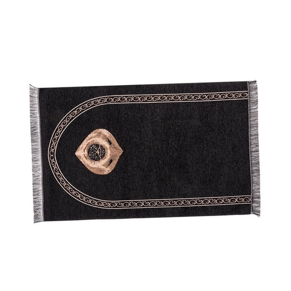 Arabic Prayer Mat with Tassels Prayer Rugs Muslims Pilgrimages Blanket Home Kneeling Mat Washable Worship Mat