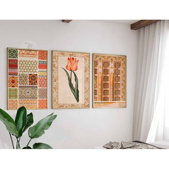Arabic Prints Islamic Wall Art Islamic Decor Arabic Decor Middle Eastern Mughal Version 4 Set 3 Unframed Paper Print 8x12