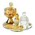 thumbnail image 1 of Arabic Styles Windproof Incenses Holder Burners Set with Jar For Meditations Space Home Fragrances Diffuser Accessories, 1 of 9