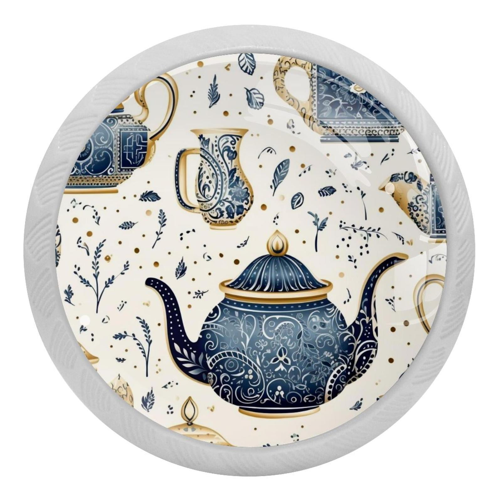 Arabic Teapot GlowintheDark Round Knobs Fluorescent Drawer