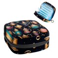 thumbnail image 1 of Arabic Teapot Mini Makeup Bag Period Pouch Small Toiletry Bag for Men Travel Makeup Travel Bag Pouch - Velvet, Sponge, and Oxford Cloth Material - 4.7x6.6x6.6 in, 1 of 6