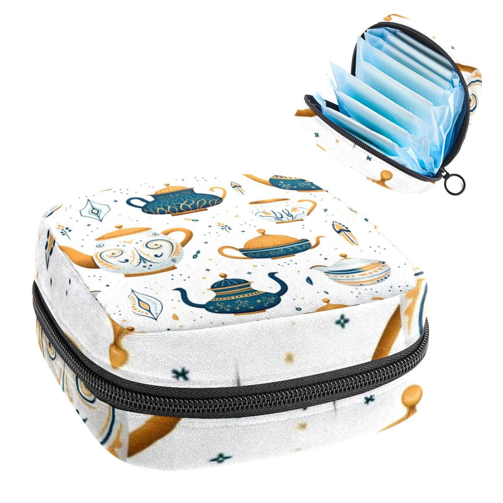 Arabic Teapot Sanitary Napkin Bag Pad Bag Small Canvas Pouch Sanitary