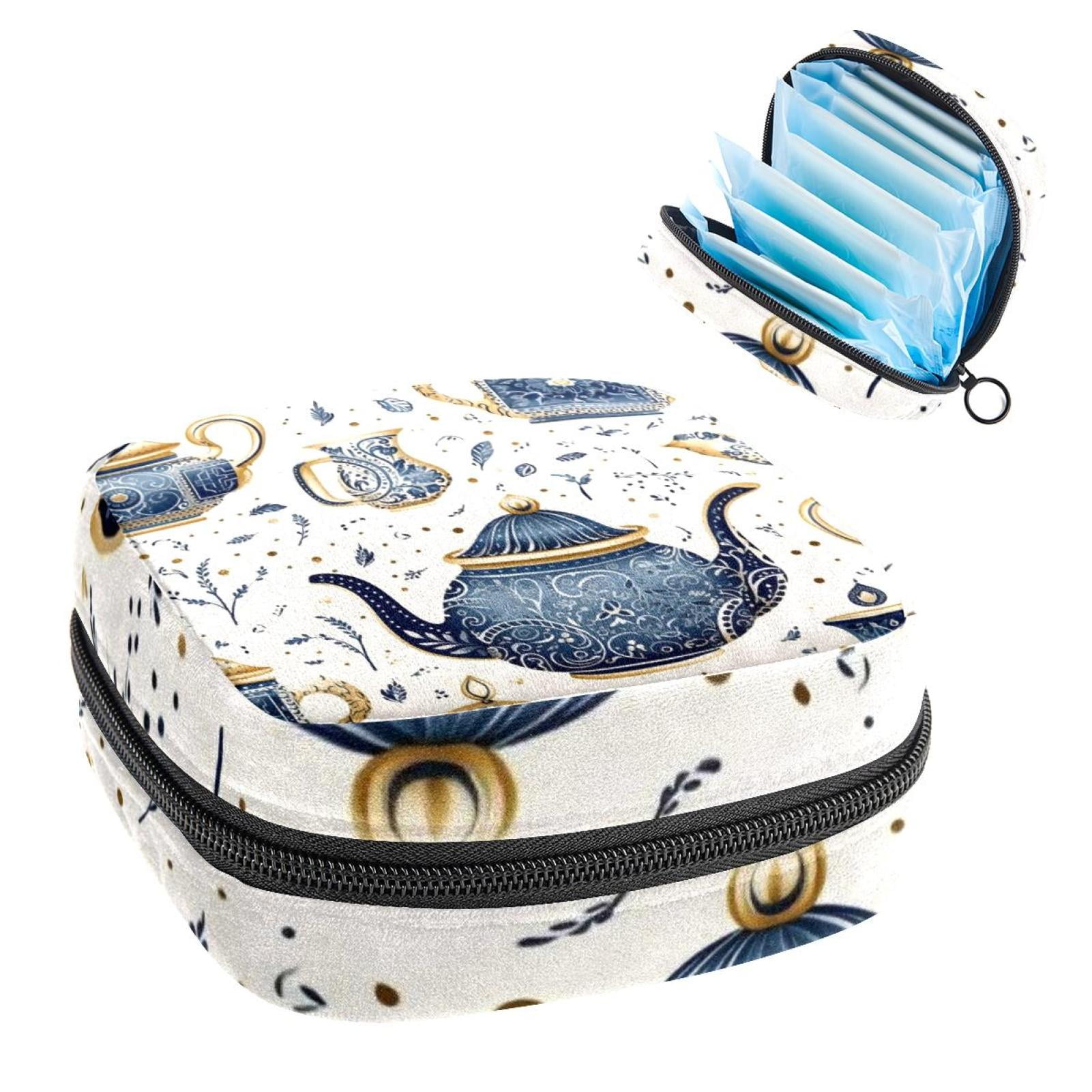 Arabic Teapot Sanitary Napkin Bag Travel Pouch Large Makeup Pouch