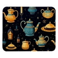 thumbnail image 1 of Arabic Teapot Square Desk Mat Mousepad, 8.3x9.8 Inch Non-Slip Rubber Bottom, Printed Gaming Mousepad for Office and Gaming, 1 of 6
