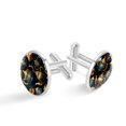 thumbnail image 1 of Arabic Teapot Stylish Stainless Steel Shirt Clip Cufflink Set for Men's Silver Jewelry - for Formal and Business Attire, 1 of 6