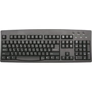 Arabic and English Bilingual Language Keyboard (Black Keys - White Letters) (USB Wired) (Windows PC Only)
