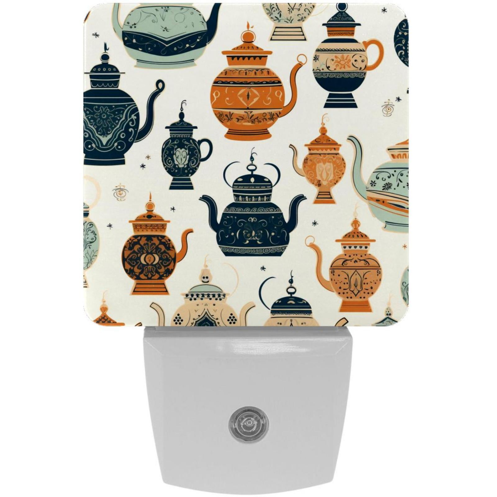 Arabic teapot LED Square Night Lights Energy Efficient Plugin Wall