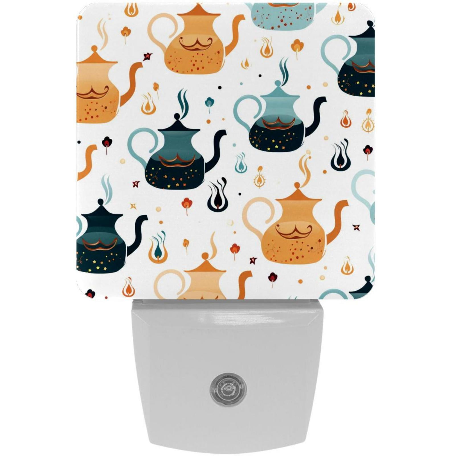 Arabic teapot LED Square Night Lights Energy Efficient Plugin Wall