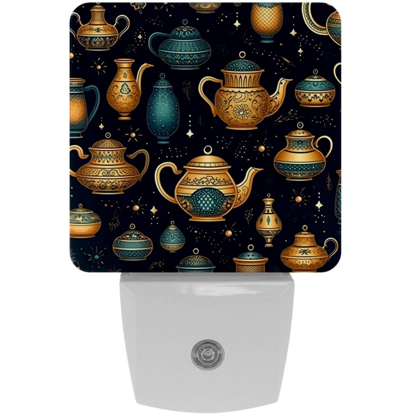 Arabic teapot LED Square Night Lights Stylish and Functional