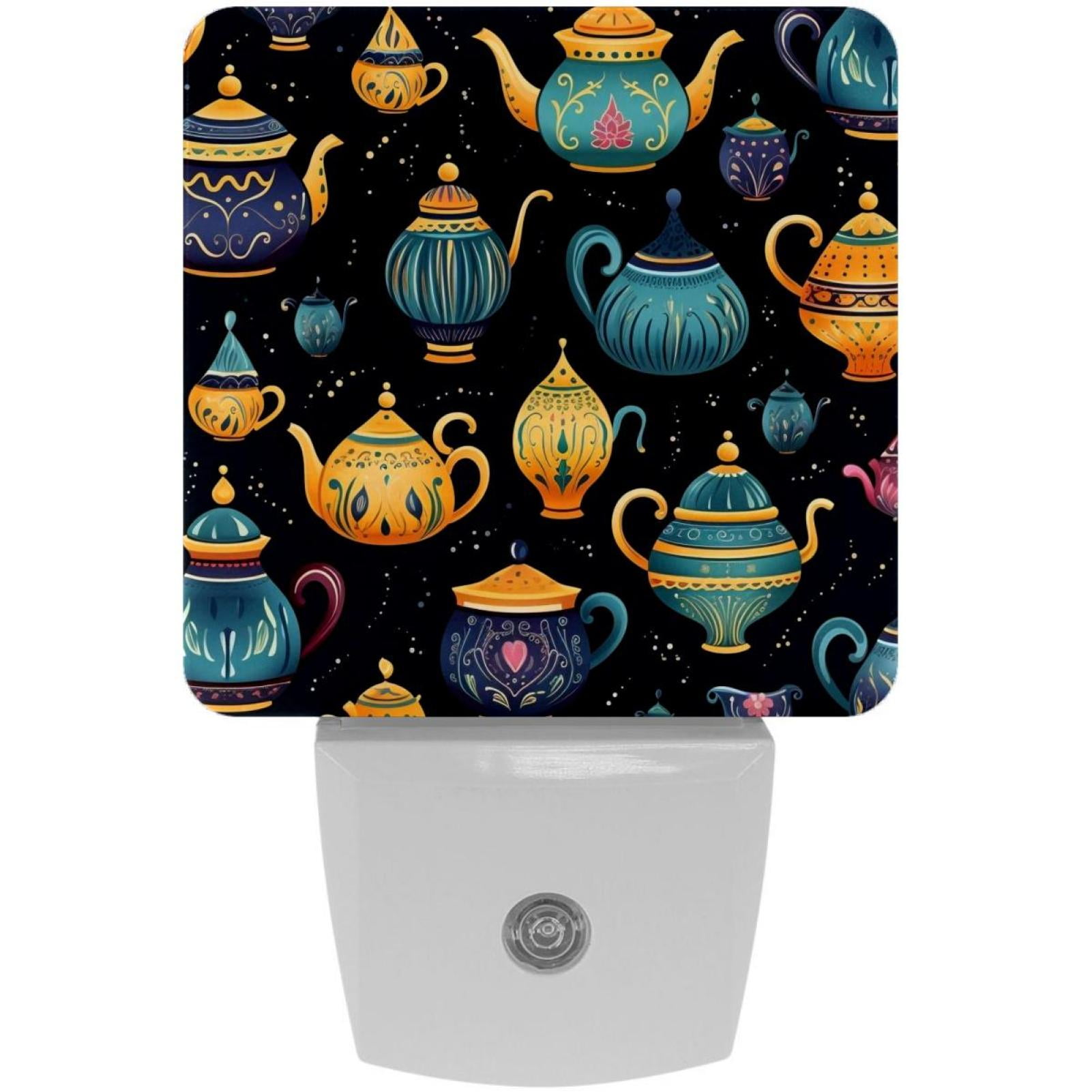 Arabic teapot LED Square Night Lights Stylish and Functional Nightlight for Better Sleep