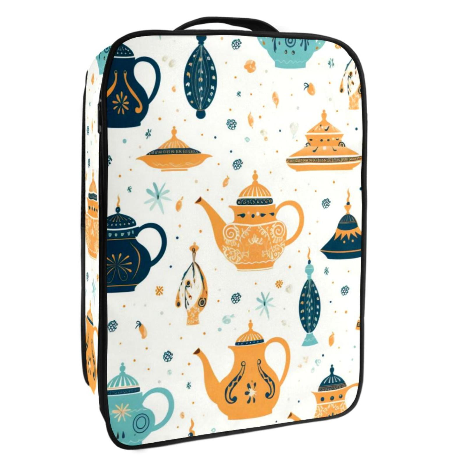 Arabic teapot Polyester Shoe Storage Containers, 23x31cm/9x12in, Stackable Organizer Box for