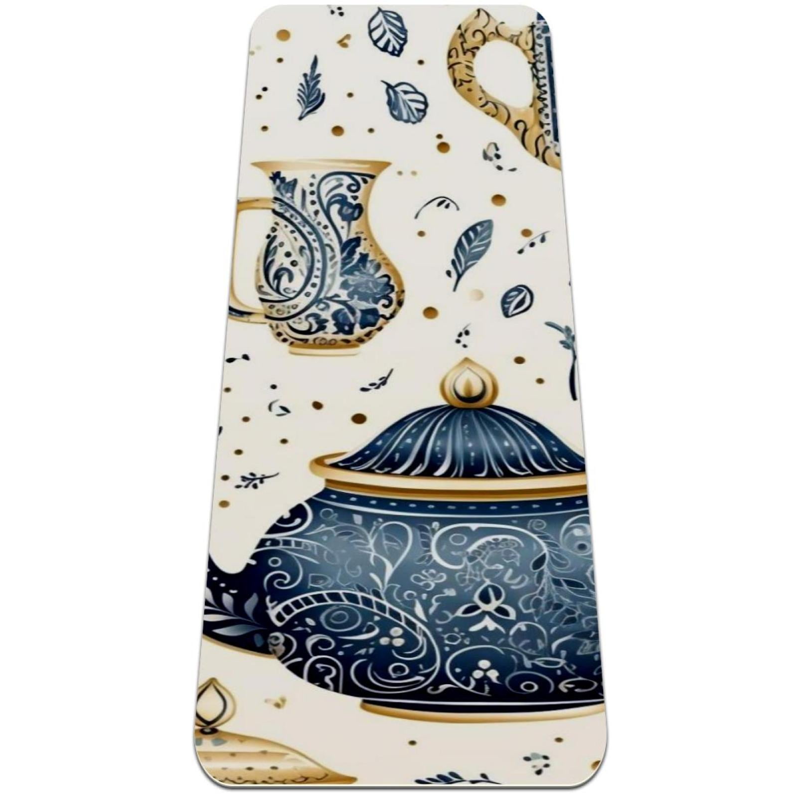 Arabic teapot TPE Yoga Mat for Ultimate Fitness Exercise Mat for