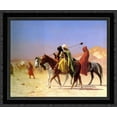 thumbnail image 1 of Arabs Crossing the Desert 24x20 Black Ornate Wood Framed Canvas Art by Gerome, Jean Leon, 1 of 2