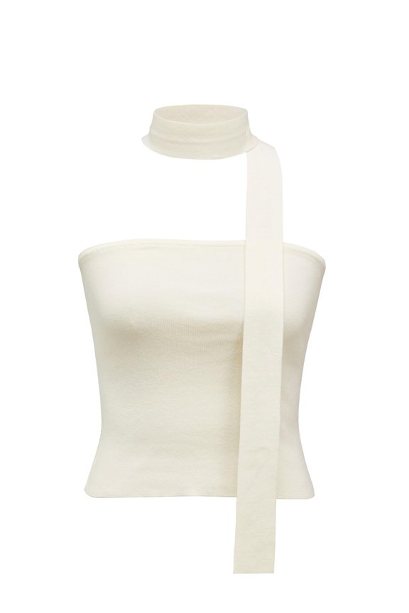 Arach&Cloz Women's Non See Through 2-in-1 Y2K Non Slip Summer Scarf Tube Top 2025