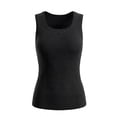 thumbnail image 1 of Arach&Cloz Women's Sweater Vests Square Neck Spring Summer Basic Slim Fitted Tank Tops 2026, 1 of 8
