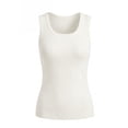 thumbnail image 1 of Arach&Cloz Women's Sweater Vests Square Neck Spring Summer Basic Slim Fitted Tank Tops 2026, 1 of 7