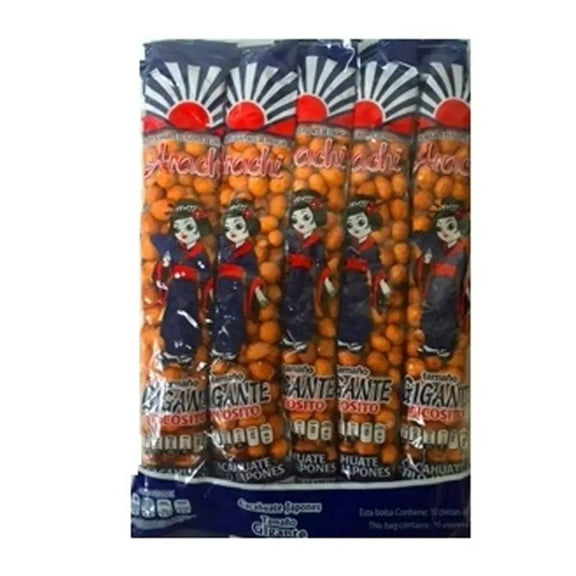 Arachi Japones Cacahuates/Peanuts Picosito 6.35oz 10ct -
