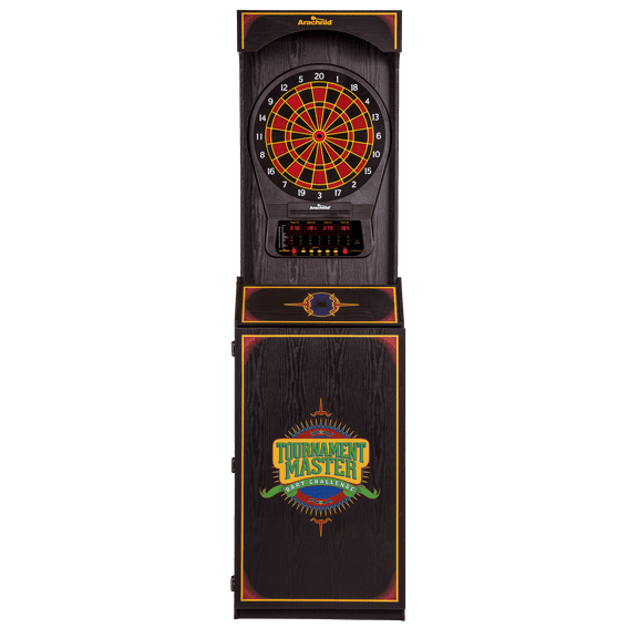 Arachnid Cricket Pro 650 Standing Electronic Dartboard with 24 Games, 132 Variations, and 6 Soft-Tip Darts Included